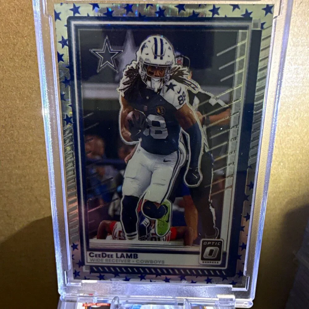 2025 Panini Donruss Optic CeeDee Lamb Stars Prizm #24 Dallas Cowboys